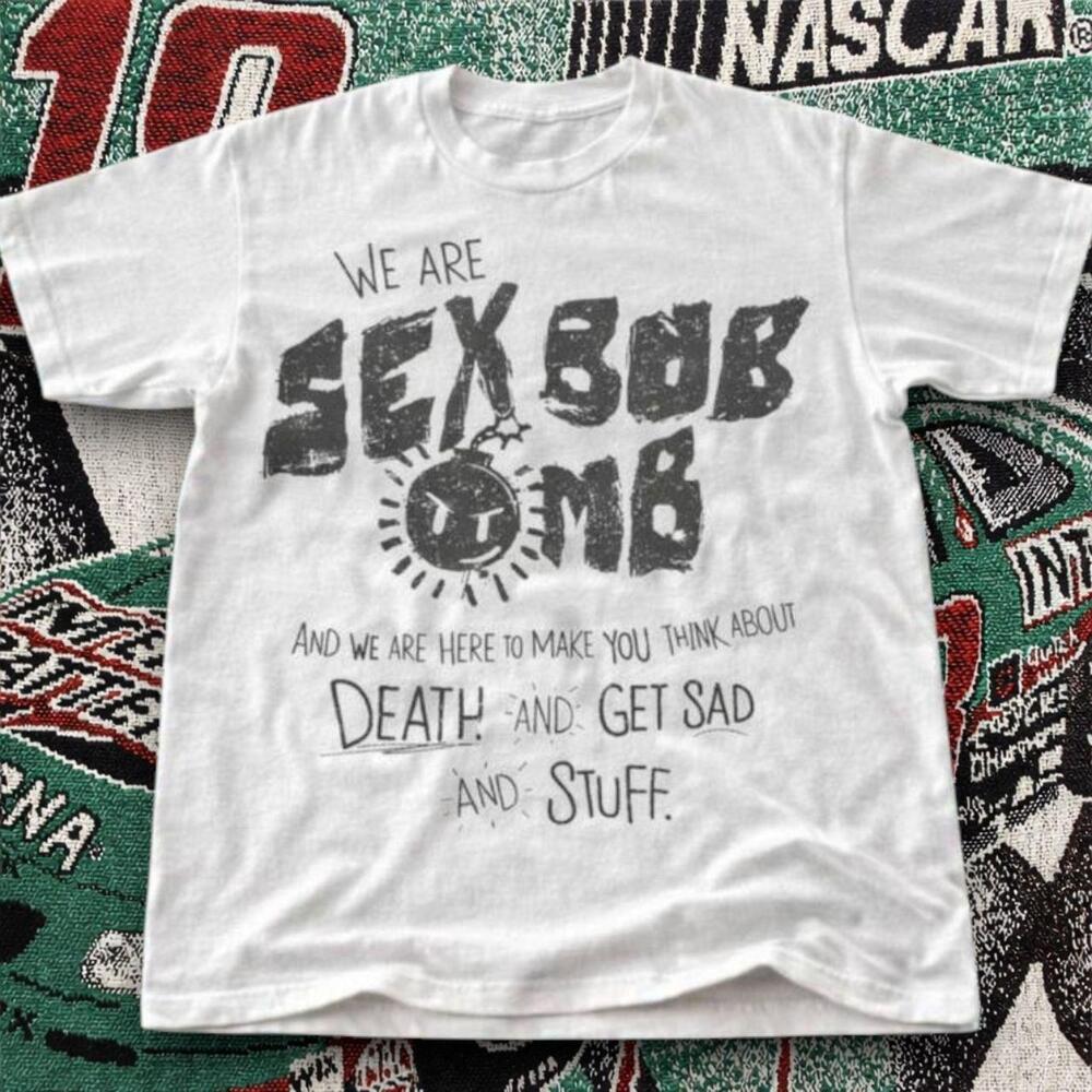 Sex Bob-Omb Punk Band Graphic Tee White Unisex